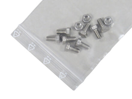 LDPE-Druckverschlussbeutel 50 µm - Standard - VE 1000 Stck 45 x 220 mm