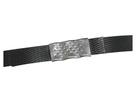 Umreifungsband (PP) - schwarz - geprägt - Kerndurchmesser 406 mm 12,70 mm x 0,65 mm x 2.500 m - 190 kg - 1 Rolle