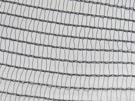 Hagelschutznetz 40 g/m² - schwarz - mit Befestigungsmaterial 3 x 6 m