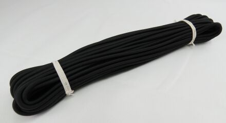 Expanderseil - Gummiseil - schwarz - Kurzlänge 10 m 6 mm