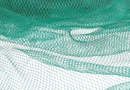 Vogelschutznetz - Maschenweite 13 mm - grün