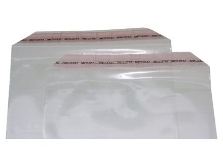 Adhäsionsverschlussbeutel 30 µm PP-Folie (transparent) - 125 x 170 mm - Klappenbreite 25 mm - VE 2000 Stck